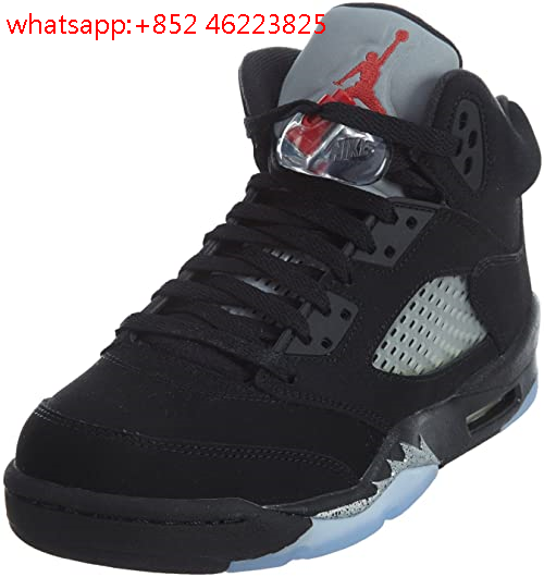 Jordan 5 noir et rouge Clearance